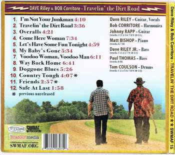 CD Bob Corritore: Travelin' The Dirt Road (Original Album Plus Unreleased Tracks!) 