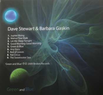 CD Dave Stewart & Barbara Gaskin: Green And Blue