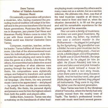 CD Dave Tarras: Yiddish-American Klezmer Music 1925-1956