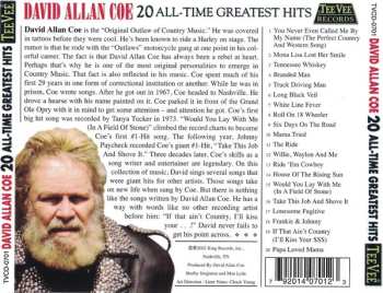 CD David Allan Coe: 20 All-Time Greatest Hits