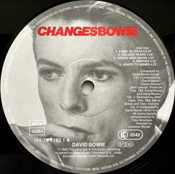 2LP David Bowie: Changesbowie