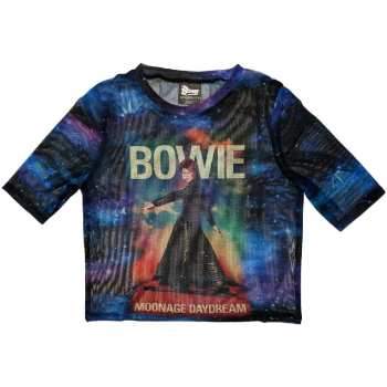 Merch David Bowie: Dames Crop Top Moonage 11 Fade