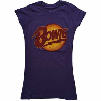 Merch David Bowie: Dames T-shirt Vintage Diamond Dogs Logo David Bowie 