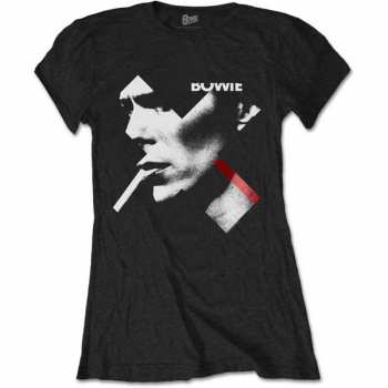 Merch David Bowie: Dames T-shirt X Smoke Red 