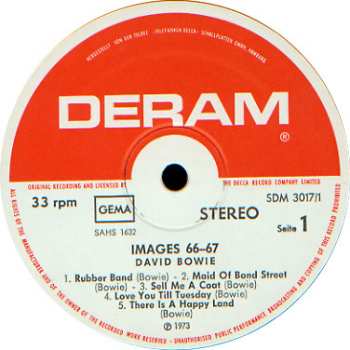 2LP David Bowie: Images 1966 - 1967