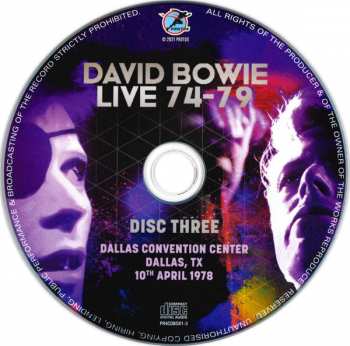 4CD/Doos David Bowie: Live 74-79