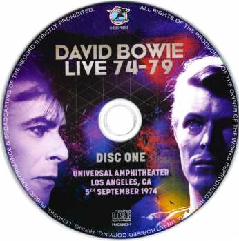 4CD/Doos David Bowie: Live 74-79