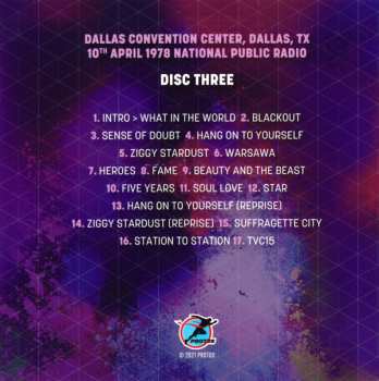 4CD/Doos David Bowie: Live 74-79