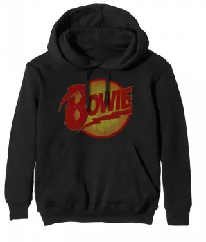 Hoodie Vintage Diamond Dogs Logo David Bowie 