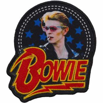 Merch David Bowie: Patch Smoking Woven Logo David Bowie