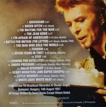 CD David Bowie: Outside In Budapest