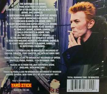CD David Bowie: The New England Gateway (Port Chester Broadcast 1997)