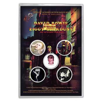 Merch David Bowie: Set Badges Early Albums