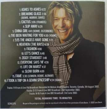 CD David Bowie: Area 2 Festival