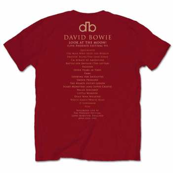 Merch David Bowie: Tričko Pheonix Festival  S