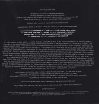 2CD David Bowie: Welcome To The Blackout (Live London '78)