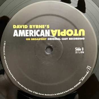 2LP David Byrne: David Byrne's American Utopia On Broadway (Original Cast Recording)