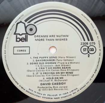 LP David Cassidy: Dreams Are Nuthin' More Than Wishes...