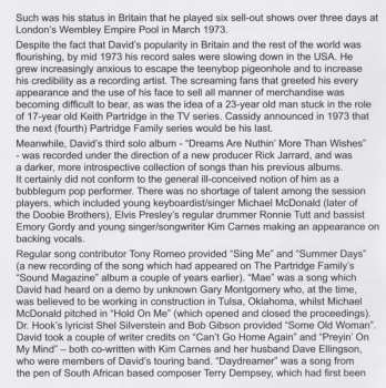 CD David Cassidy: Dreams Are Nuthin' More Than Wishes / The Higher They Climb