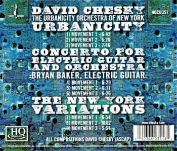 CD David Chesky & The Urbanicity Orchestra Of New York: Concertos