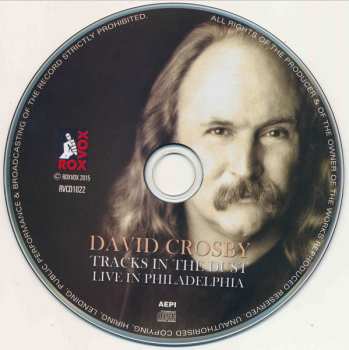 CD David Crosby: Tracks In The Dust (Live In Philadelphia)