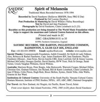 CD David Fanshawe: Spirit Of Melanesia