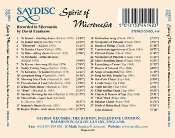 CD David Fanshawe: Spirit Of Micronesia
