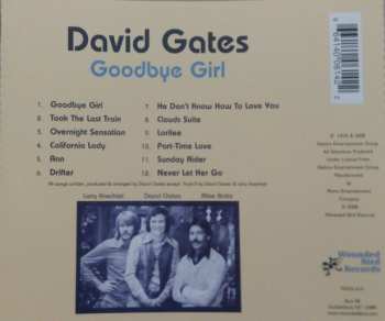 CD David Gates: Goodbye Girl
