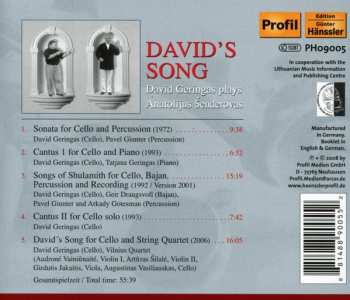 CD David Geringas: David's Song