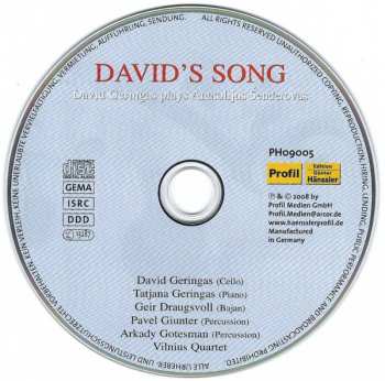 CD David Geringas: David's Song