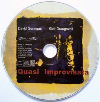 CD Astor Piazzolla: Quasi Improvisata