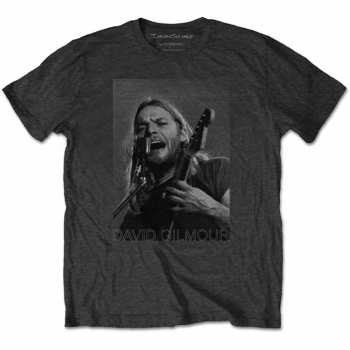 Merch David Gilmour: T-shirt On Microphone Half-tone 