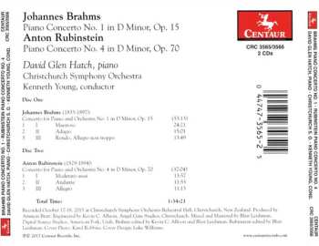 2CD Johannes Brahms: Piano Concerto No. 1 In D Minor, Op. 15; Piano Concerto No. 4 In D Minor, Op. 70