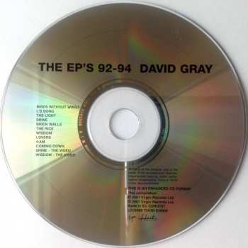 CD David Gray: The EP's 92-94