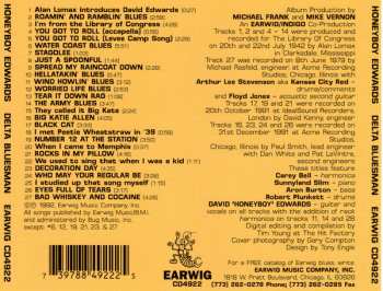 CD David "Honeyboy" Edwards: Delta Bluesman