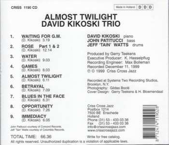 CD David Kikoski: Almost Twilight
