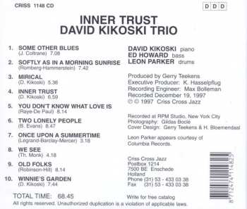 CD David Kikoski Trio: Inner Trust