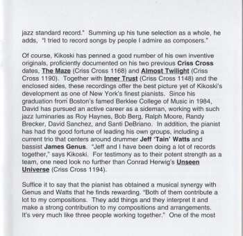 CD David Kikoski Trio: Surf's Up