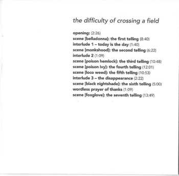 CD David Lang: The Difficulty Of Crossing A Field