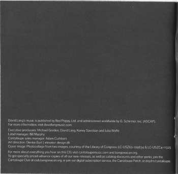 CD David Lang: The Difficulty Of Crossing A Field