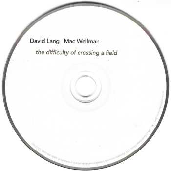 CD David Lang: The Difficulty Of Crossing A Field