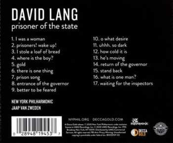 CD The New York Philharmonic Orchestra: Prisoner Of The State