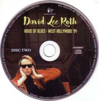 CD David Lee Roth: House Of Blues - West Hollywood '94