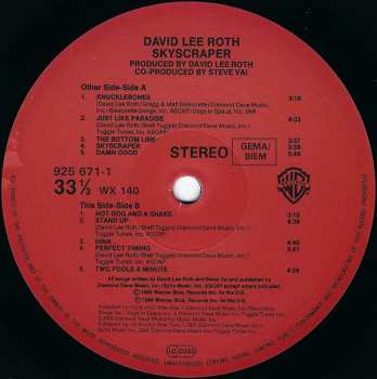 LP David Lee Roth: Skyscraper