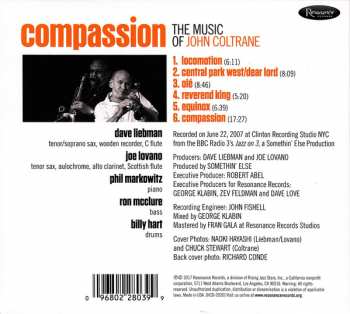 CD David Liebman: Compassion (The Music Of John Coltrane)