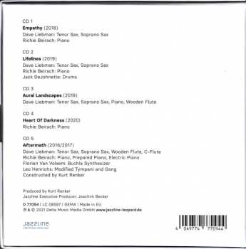 5CD/Doos David Liebman / Richard Beirach: Empathy (Five Improvised Soundscapes 2016-2020)