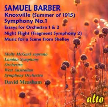 CD David Measham:  Symphony 1/ Essays Nos.1 & 2/ Night Flight/ Music From Scene From Shelley/ Knoxville (Summer Of 1915)