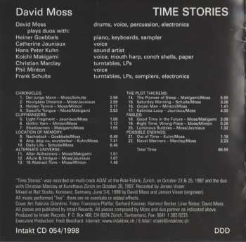 CD David Moss: Time Stories