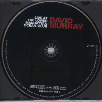 CD David Murray: Live At The Lower Manhattan Ocean Club