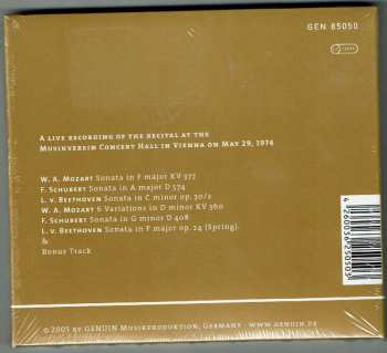CD David Oistrach: The Last Recital - Vienna, May 1974